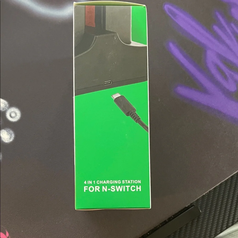 Charging Dock for Nintendo Switch Joy-Con - Black and Red